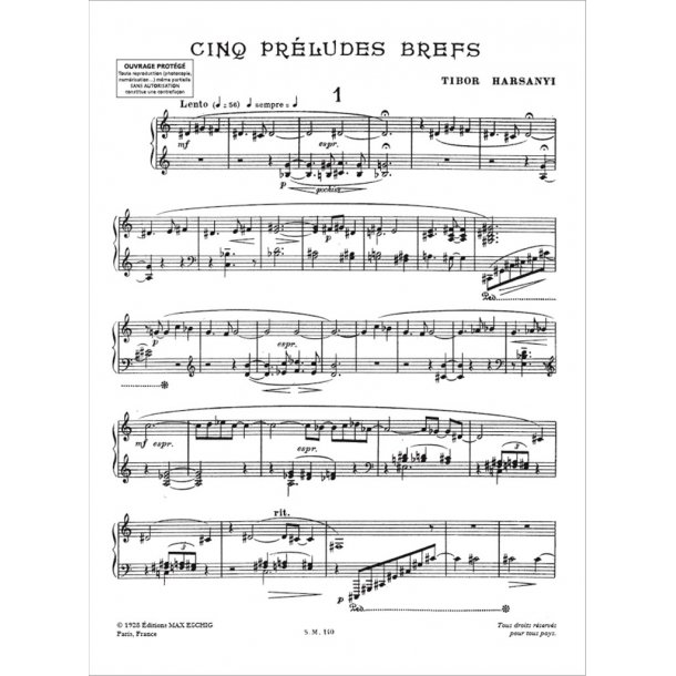5 Prelude Brefs Piano
